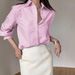 DiYun European And American Y2K High-End Versatile Lined Blouse Women's Clothing 2025 Fall/Winter_ecoleips.com