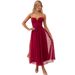 Women's Clothing Sexy Sling Mesh Party Evening Dress_ecoleips.com
