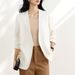 6572 Tri-color Acetate Suit 25 Summer New Style Elegant Collarless Jacket, Loose Fit, Slimming, Formal Office Wear For_ecoleips.com