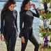 Solid Color Long Sleeved Trousers Fully Surrounded Conservative Beach Surfing Sunscreen Swimsuit Arab One Piece Swimsuit_ecoleips.com