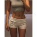 Low Waist Summer Outer Wear Sports Style Printed Hot Pants Thin Spice Girl Casual Super Shorts Women's Clothing_ecoleips.com