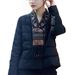 girl New Chinese Short Down Jacket For Women Winter National Style Retro Embroidery V-neck Padded Thickened Warm Cotton Coat_ecoleips.com