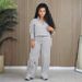 BN331 Foreign Trade Cross-Border European And American Women's Clothing Autumn/Winter Solid Color Loose Zipper_ecoleips.com