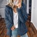 Women's Winter Coat With Hooded Woolen Fleece_ecoleips.com