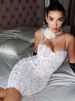Hugcitar Black Sleeveless Slip Floral Print Sexy Bodycon Slim Mini Prom Dress Summer Women Fashion Y2K Clothes Party Nightclub_ecoleips.com