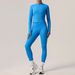 Breathable Quick-Dry Long Sleeve Yoga Set For Women – High-Performance Workout Outfit With Sports Bra & Leggings_ecoleips.com