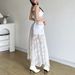 Cross-border European And American Style 2024 Summer New Women's French Floral Lace Hollow-out See-through Slit Camisole_ecoleips.com