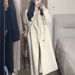Elegant Women's Wool Coat Winter Long Sleeve Warm Fleece Lined Trench Jacket For Petite To Plus Size (Oatmeal, Black)_ecoleips.com