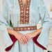 Women’s Clothing Muslim Women's Splicing V Neck Long Sleeved Muslim Dress Spring New Beaded Dress Long Skirt_ecoleips.com