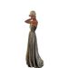 Women's new sexy bust-wrapped gilding party dress INS casual swing dress_ecoleips.com