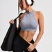 K Sports Bra, Beautiful Back, Outerwear, Fitness Suit, Running Sleeveless Yoga Suit, Top With Chest Cushion, Vest, Shock-absorbing Bra_ecoleips.com