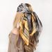 Large 90cm Square Scarf Shawl Chain Print Style Like Women's Muslim Fashion_ecoleips.com