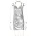 Women's Clothing Women's Sexy Backless High-Slit Mini Dress – Summer Bodycon Party Dress – Glamorous Clubwear (S-L)_ecoleips.com