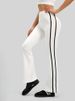 K New Striped Flared Pants For Running, Nude, Elastic, Sports, Fitness, High Waist, Hip Lifting, Yoga Pants For Women_ecoleips.com
