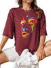 Summer European And American Cross-border Foreign Trade Wholesale T-shirts, Round-neck Casual Plus-size Loose_ecoleips.com