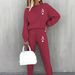Fashion Casual Women's Clothing Hooded Sweatshirt Autumn Winter Sports Set Letter Print Export New 2026_ecoleips.com