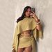 A740 Women's Breathable Off-Shoulder Top And Asymmetrical Skirt Set Elegant Sexy Beach Vacation Style Tie Waist Bodycon_ecoleips.com