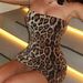 Women's Clothing Sexy Strapless Sequined Bodycon Dress For Women Fashion Leopard Print Street Style Nightclub Wear Versatile_ecoleips.com