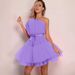 Women's Clothing Top Mesh Mesh Temperament Bow Tutu Skirt Dress Wish For Women_ecoleips.com