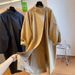Korean-style Elegant Sophisticated Stand-collar Spring And Autumn Casual Loose-fitting Mid-length Plus-size Trench Coat_ecoleips.com