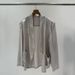 Women's Sophisticated French Single-Button Blazer Elegant Asymmetrical Front Long Sleeve Open Cardigan Style Loose Fit Jacket_ecoleips.com
