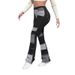 Women's Clothing Stretch Denim Flared Wide Leg Trousers Hot Girl Jeans_ecoleips.com