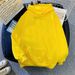 autumn And Winter Fleece-lined Plain 2025 Loose-fitting Unisex Sweatshirt, Solid Color, Loose Fit, Student_ecoleips.com
