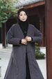 girl And Linen Women's Clothing Autumn Winter New Chinese Zen National Style Retro Button Long Coat Cotton Robe 4 Colors_ecoleips.com