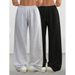 Women's European American Style Sports Casual Pants Loose Slimming Wide Leg Fashionable Comfortable Fit Bottoms_ecoleips.com