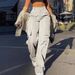 Women's Clothing Casual Overalls Retro Trendy Straight Pants_ecoleips.com