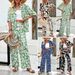 Women's Bohemian Resort Style Printed Shirt And Pants Set Casual Spring Summer Fashion_ecoleips.com