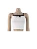 Women's Bow Tie Camisole Top And Printed Lace Capri Pants Set Lounge And Streetwear Outfit_ecoleips.com