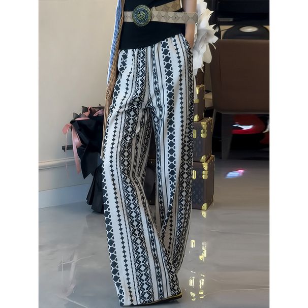 Women's Fashion Heavyweight Summer Sports Pants Straight Leg Digital Print Japanese Hong Kong Style Couple Style_ecoleips.com