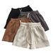 Women's Clothing Solid Color Sports Wide Leg Shorts For Women Summer New High Waist Loose Straight Casual Three Quarter Shorts Hot Pants_ecoleips.com