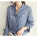 Women's Clothing Casual Shirts Long Sleeves Loose Thin Women's Casual Linen Shirt Long Sleeve Loose Fit Lightweight Sun Protection Top_ecoleips.com