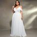 Women's Clothing Evening Dress White Strapless Dress Bridesmaids Evening Dress Autumn New Style_ecoleips.com