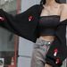 Cross-border European And American Women's Fashion New Style Hot Girl Design Printed Knitted Sweater Cardigan_ecoleips.com