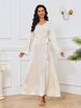 Women's Clothing Women's Muslim Robe New Beaded Temperament Slim Dress_ecoleips.com
