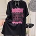 Women’s Clothing Super large size 2 300 catties fat mm summer casual fashion lace splicing medium and long T shirt dress female_ecoleips.com