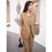 girl Girl Casual Fashion Women's Stylish Blazer 2025 Spring New Elegant Youthful Professional Suit Three-Piece Set_ecoleips.com