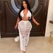 Women's Clothing Summer New Women's Sexy Tassel Knitted Pants Suit_ecoleips.com