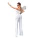 K New Fashion Women's Wear Strapless Solid Color Straight-leg Jumpsuit_ecoleips.com