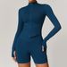 Women's Clothing Stand Collar Zipper Long Sleeve Yoga Jacket Women Tight Quick Drying Yoga Clothes Outdoor Fitness Sports Tops_ecoleips.com