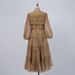 Women's Clothing Retro Palace Style Half High Collar And Lace Long Dress_ecoleips.com