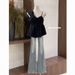 Summer Salt Style Mature Outfit For Women 2025 New High-End Slimming Top And Jeans Two-Piece Set_ecoleips.com