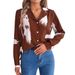 Instagram-style Real Shot Of Spring/summer European And American Style Color-blocked Striped Long-sleeve Shirt With A_ecoleips.com
