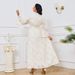 Women's Clothing New Jacquard Fashion Temperament Abaya Muslim Robe_ecoleips.com