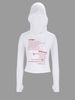 AC742 European And American Cross-border Fashion Trend Spring/summer New Letter-printed Lace-up Hooded Casual_ecoleips.com