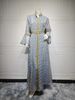 Women's Clothing Embroidery Trumpet Sleeve Pullover Elegant Long Skirt_ecoleips.com