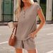 2026 Summer Women's New Simple Loose Casual Short-Sleeve Set For European And American Independent Websites_ecoleips.com
